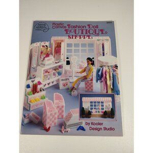 American School Needlework Plastic Canvas  "Fashion Doll Boutique Shoppe" Barbie